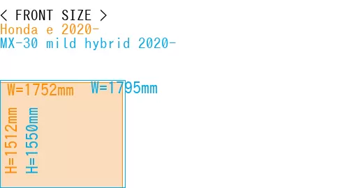 #Honda e 2020- + MX-30 mild hybrid 2020-
